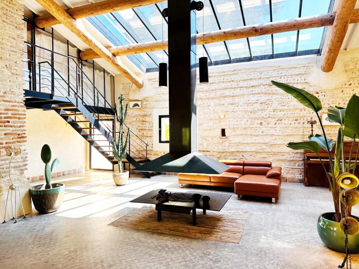 Magnifique Loft - Piscine - Tennis - Babyfoot نيم المظهر الخارجي الصورة