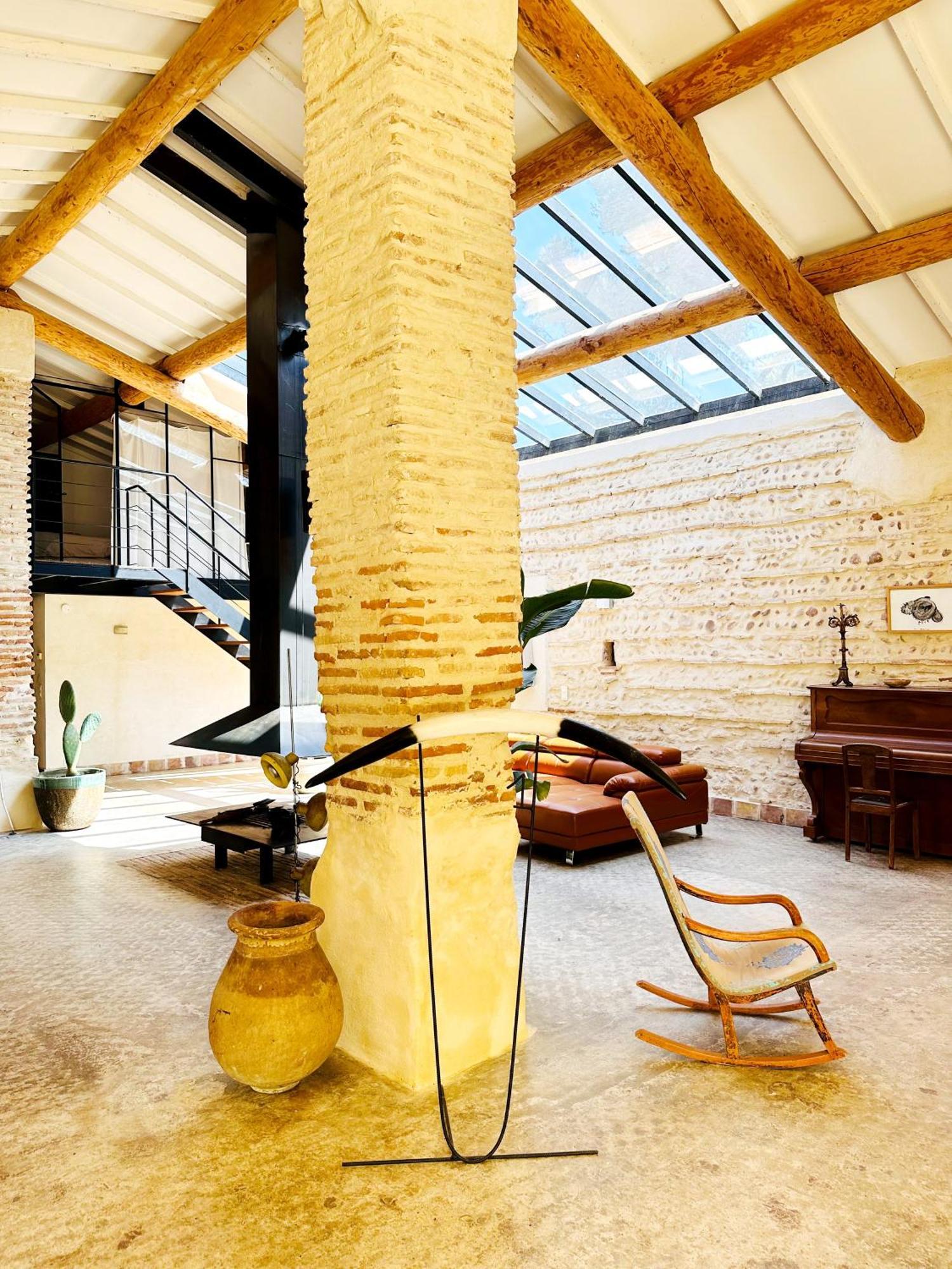 Magnifique Loft - Piscine - Tennis - Babyfoot نيم المظهر الخارجي الصورة