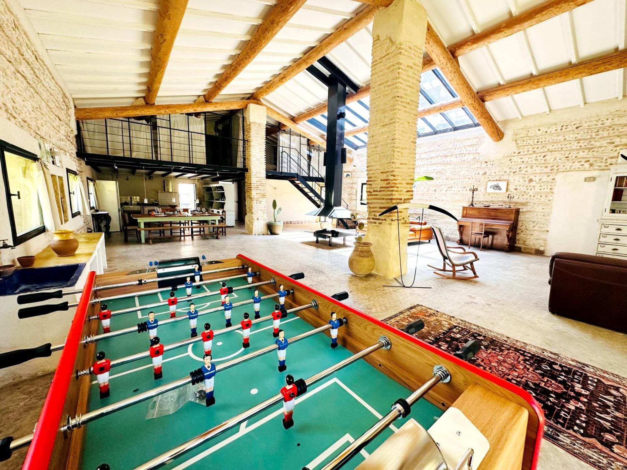 Magnifique Loft - Piscine - Tennis - Babyfoot نيم المظهر الخارجي الصورة