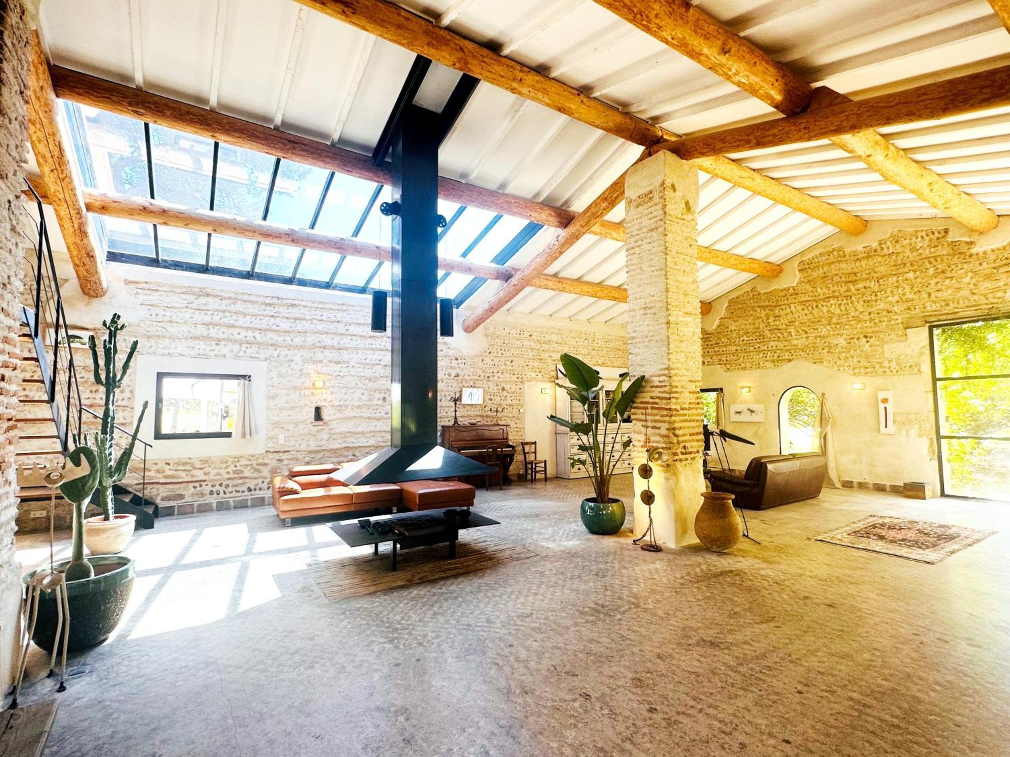Magnifique Loft - Piscine - Tennis - Babyfoot نيم المظهر الخارجي الصورة