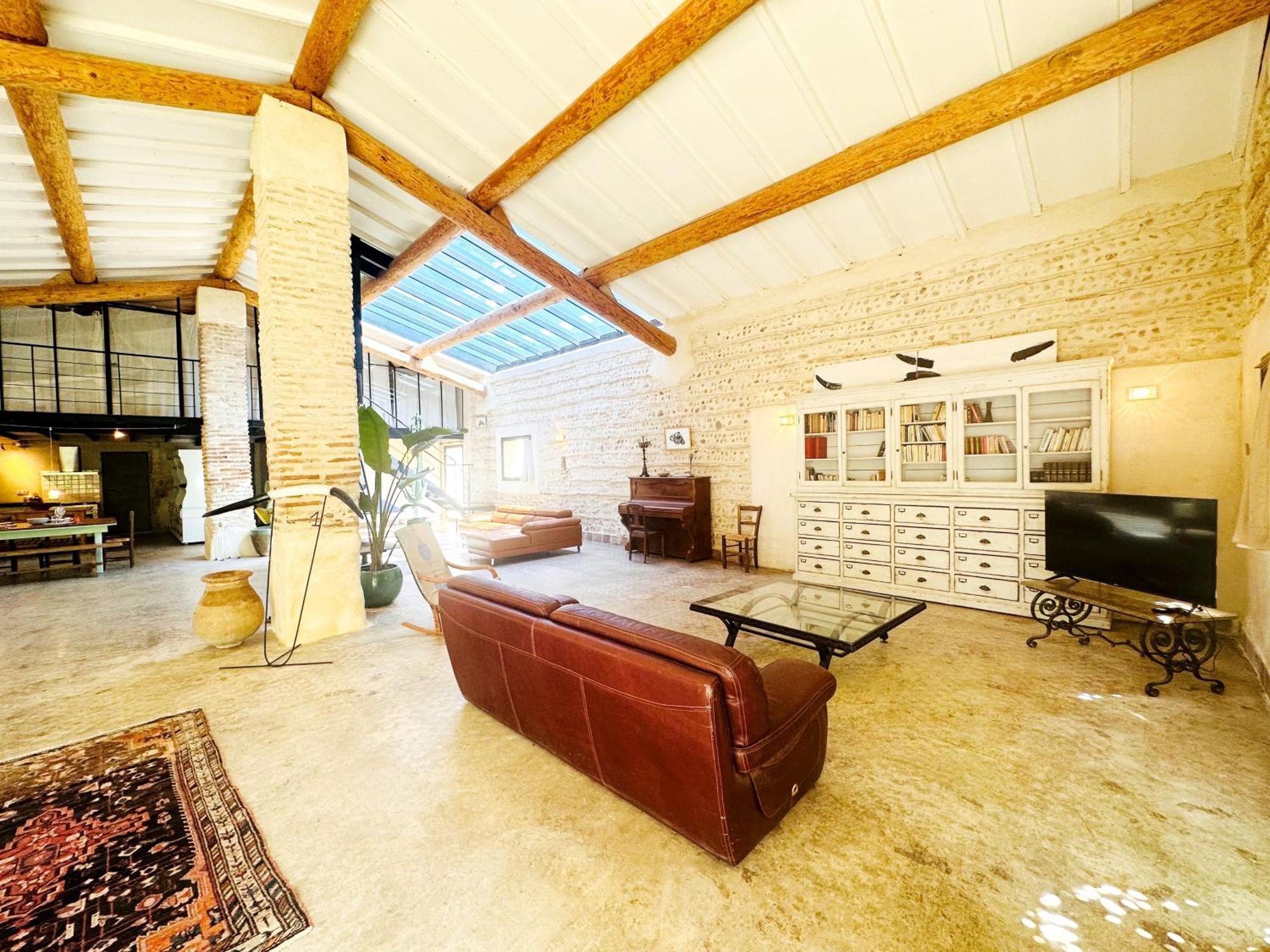 Magnifique Loft - Piscine - Tennis - Babyfoot نيم المظهر الخارجي الصورة